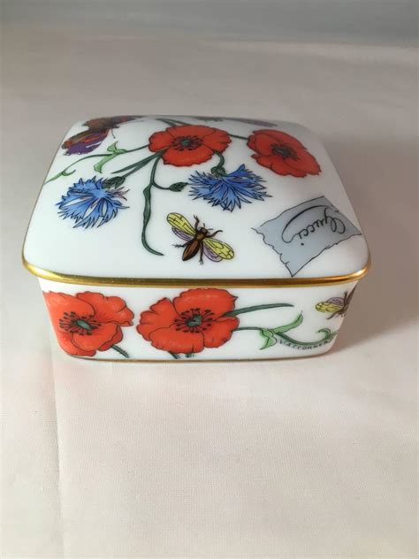 bernardaud limoges gucci|C 1970 Bernardaud Limoges France Gucci Floral Porcelain .